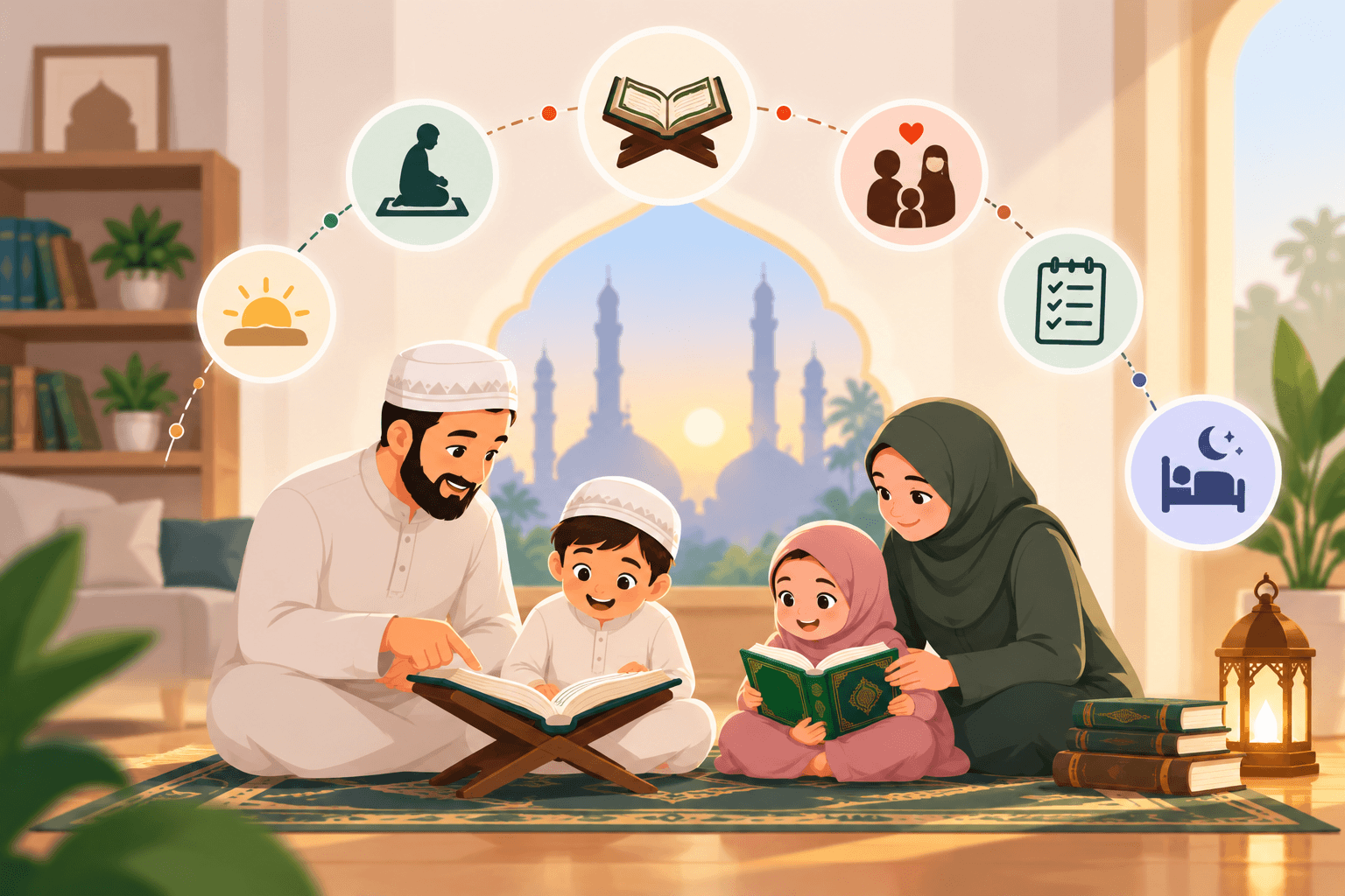 Islamic Homeschooling 101: Building a Daily Quran & Deen Routine for Your Family